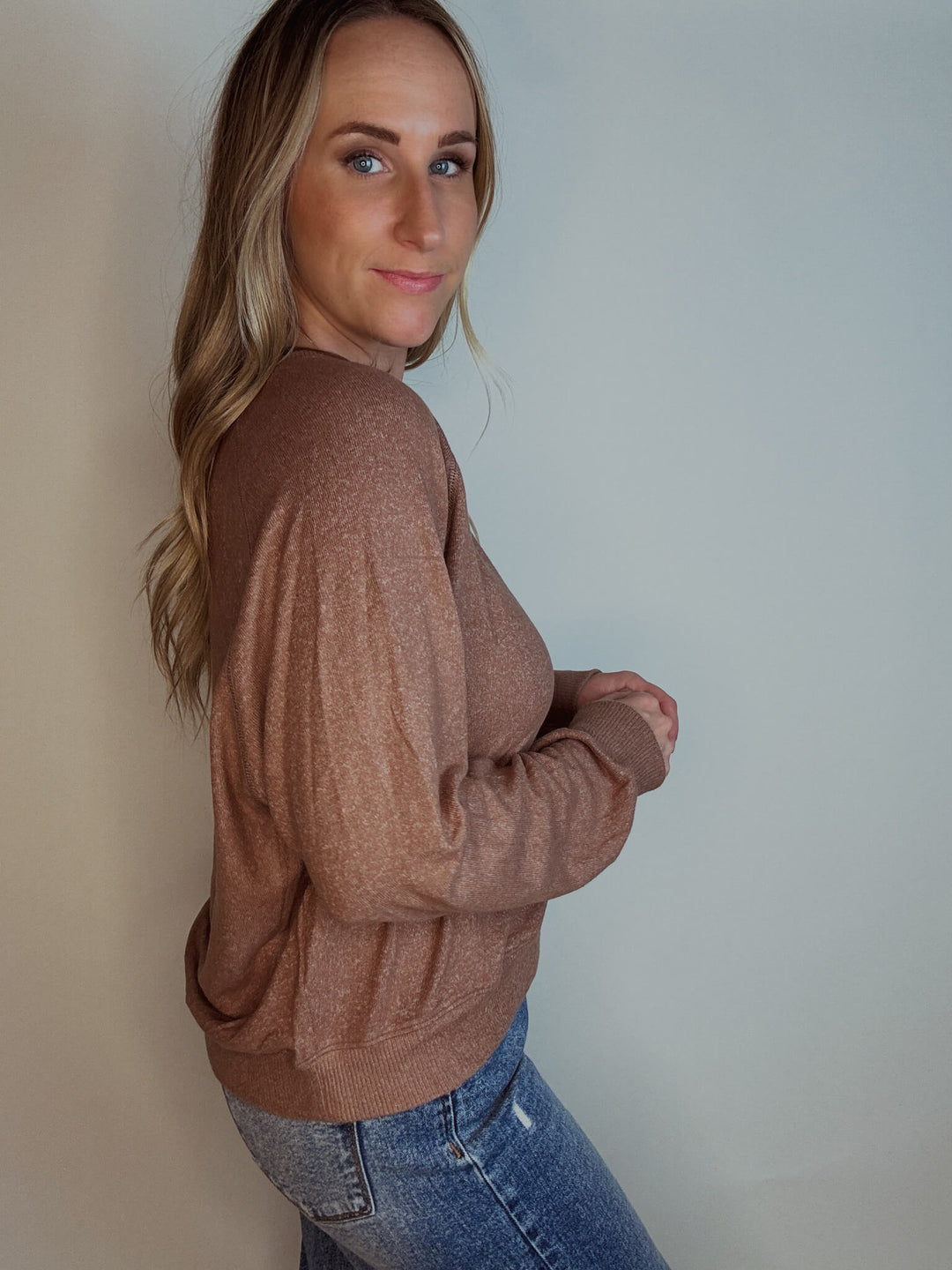 Soft Touch Raglan Long Sleeve Top