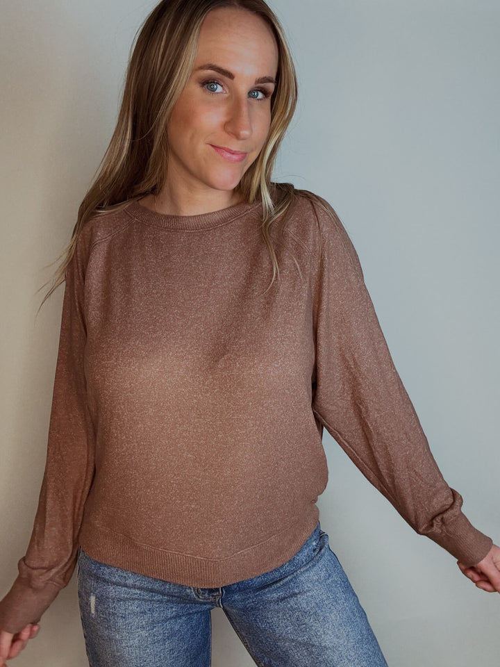 Soft Touch Raglan Long Sleeve Top