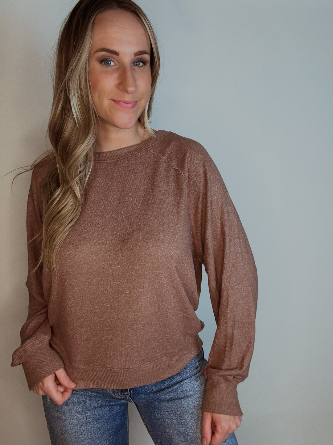 Soft Touch Raglan Long Sleeve Top