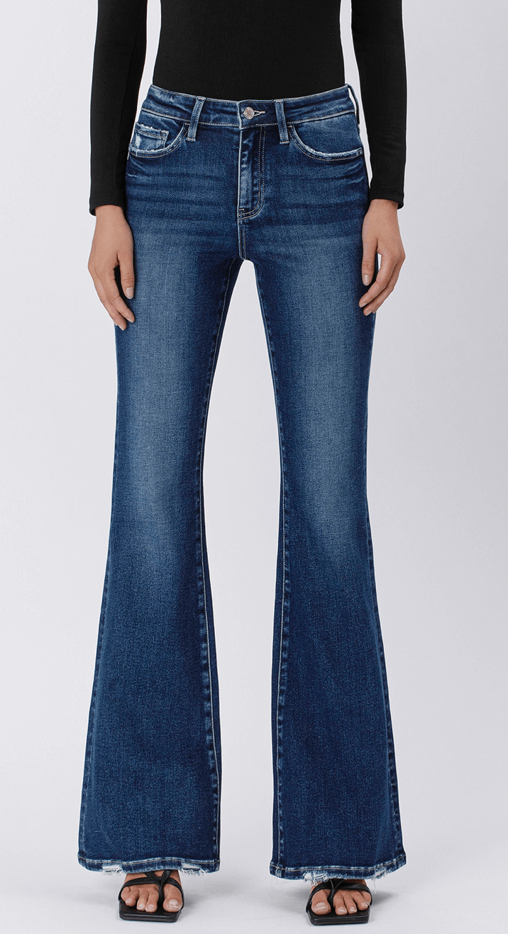 Year Round Full Length High Rise Flare Jeans