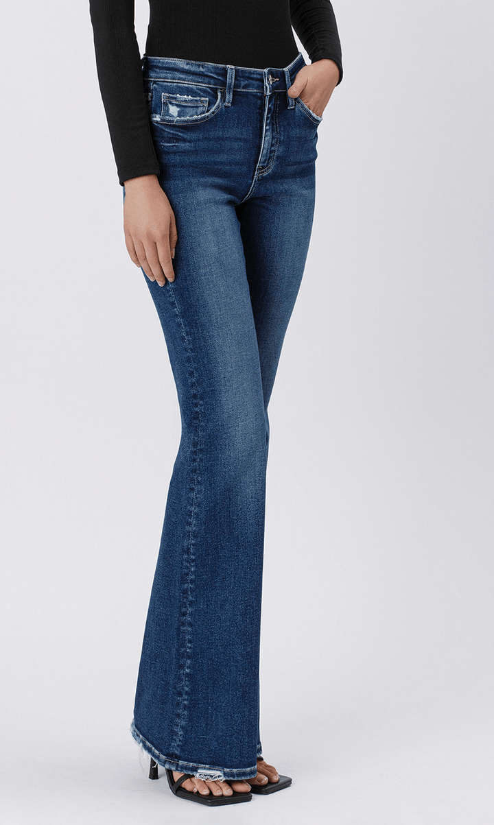 Year Round Full Length High Rise Flare Jeans