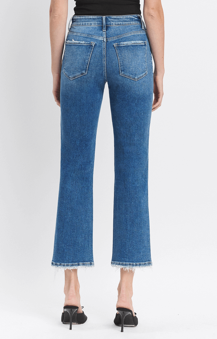 Victoria High Rise Straight Jeans
