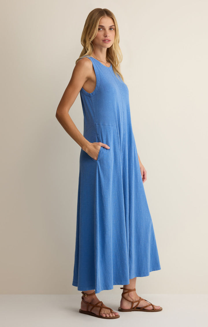 Z SUPPLY: Waters Edge Midi Dress - Marina