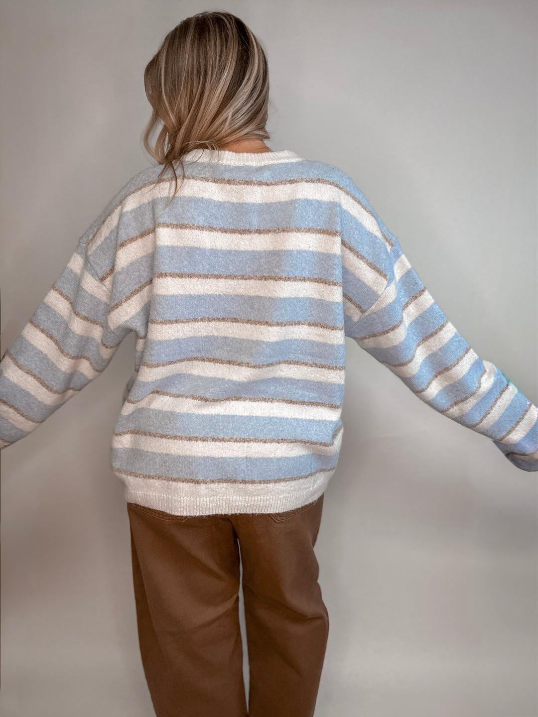 Stillwater Stripe Oversized Sweater Pullover