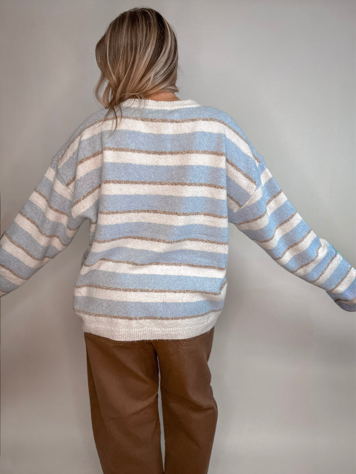 Stillwater Stripe Oversized Sweater Pullover