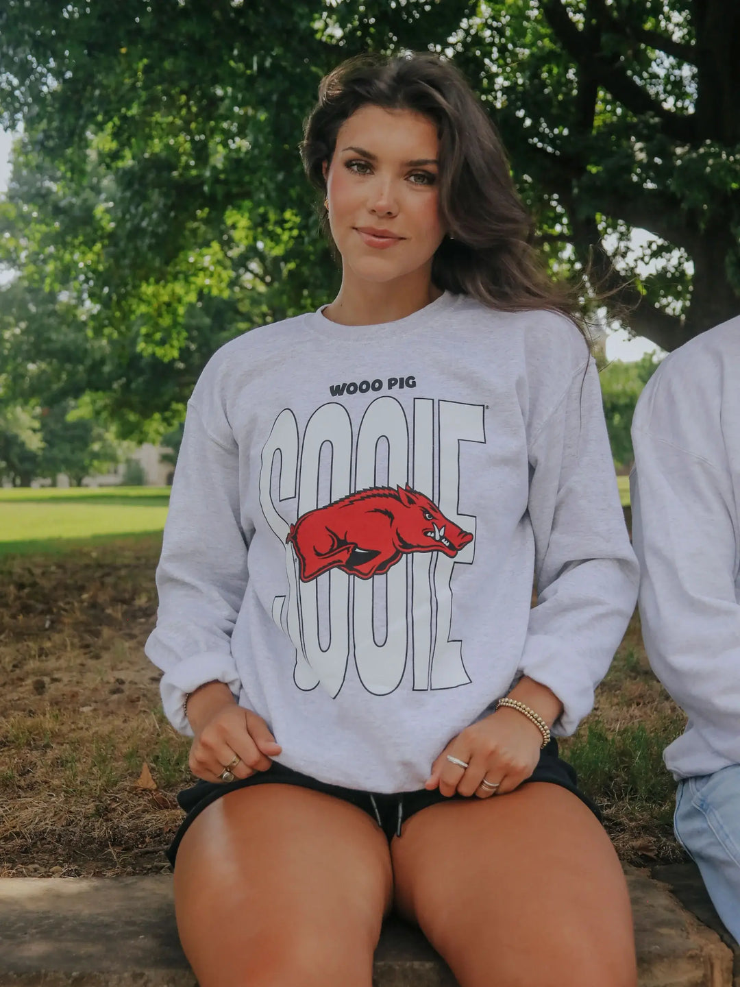 Woo Pig Sooie Grey Sweatshirt