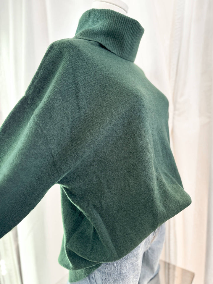 Z SUPPLY: Richie Turtleneck Sweater - Cyprus Green