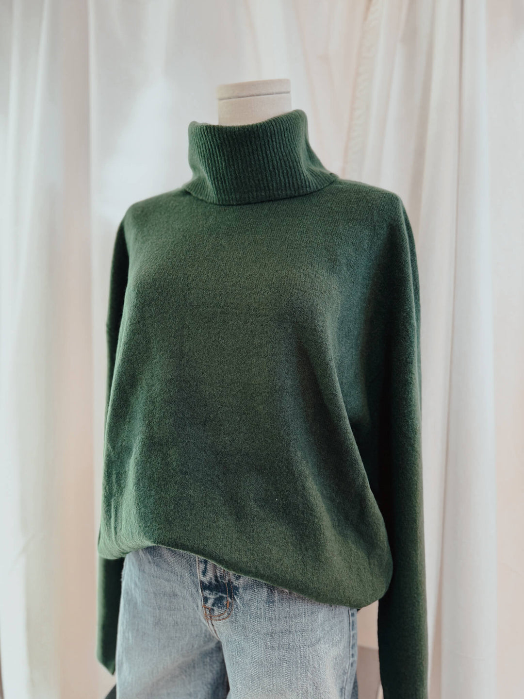 Z SUPPLY: Richie Turtleneck Sweater - Cyprus Green