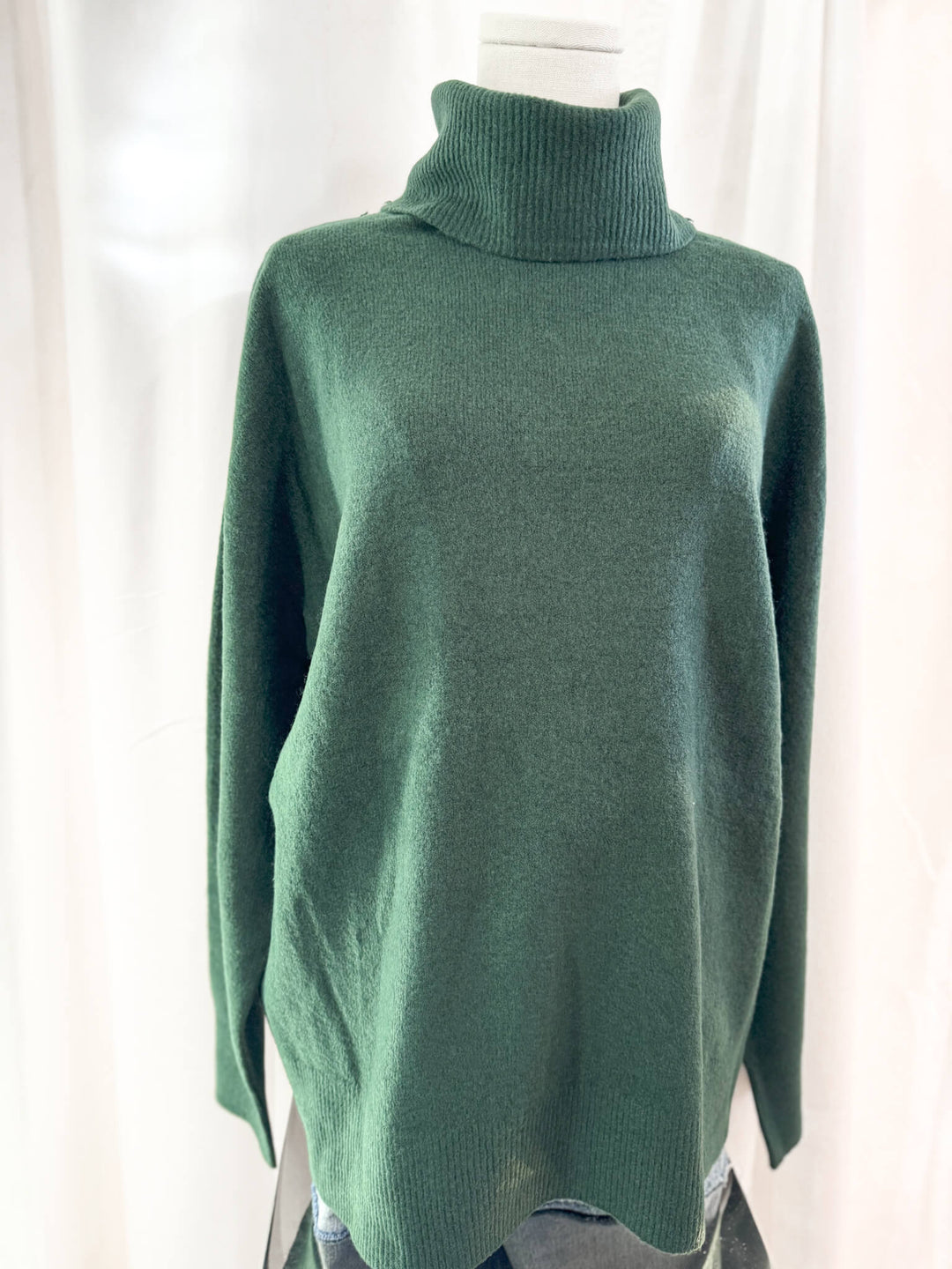 Z SUPPLY: Richie Turtleneck Sweater - Cyprus Green