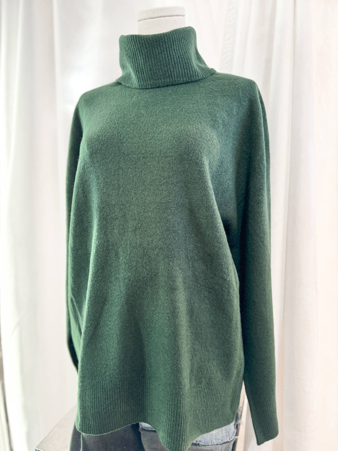 Z SUPPLY: Richie Turtleneck Sweater - Cyprus Green