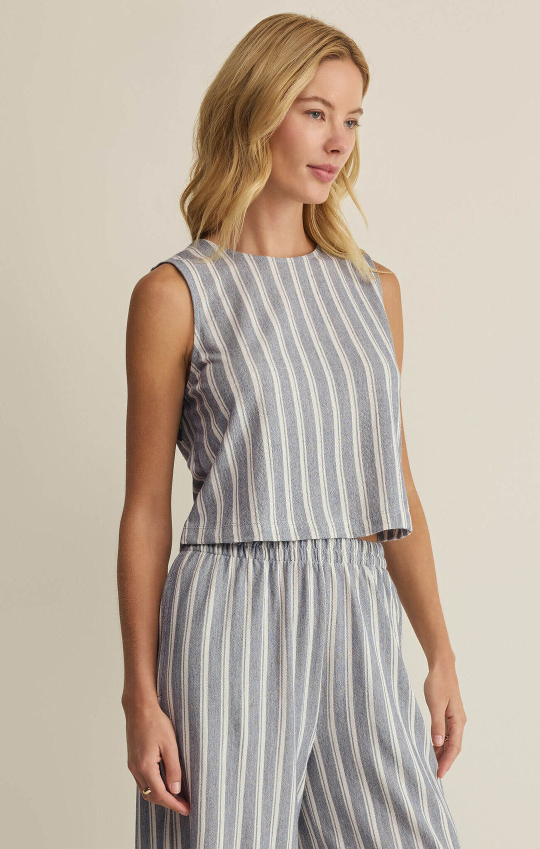 Z SUPPLY: Sloane Knit Striped Top - Summer Stone
