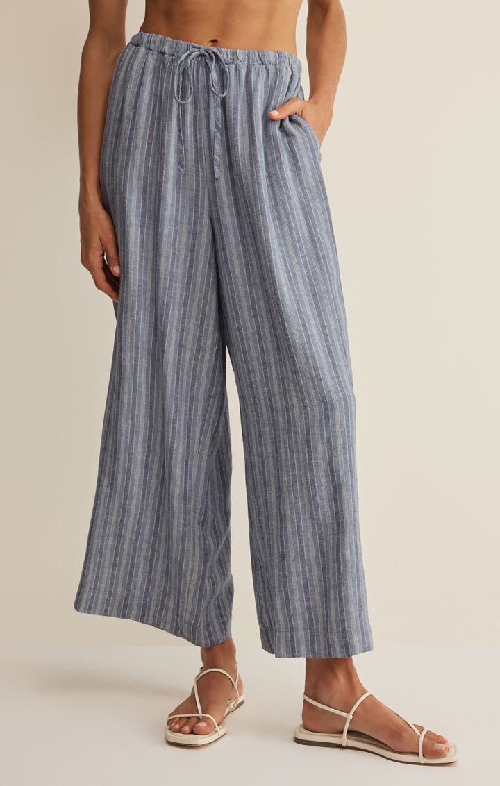 Z SUPPLY: The Perfect Striped Pant - Indigo