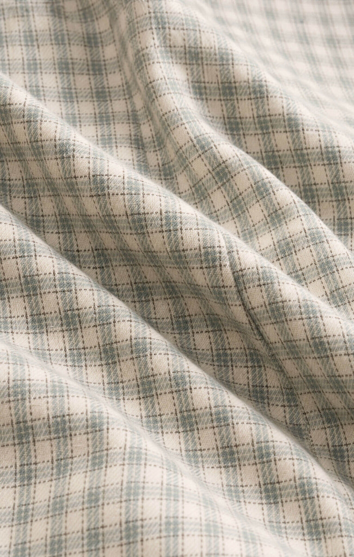 Z SUPPLY: River Plaid Button Up Shirt - Emerald Cove