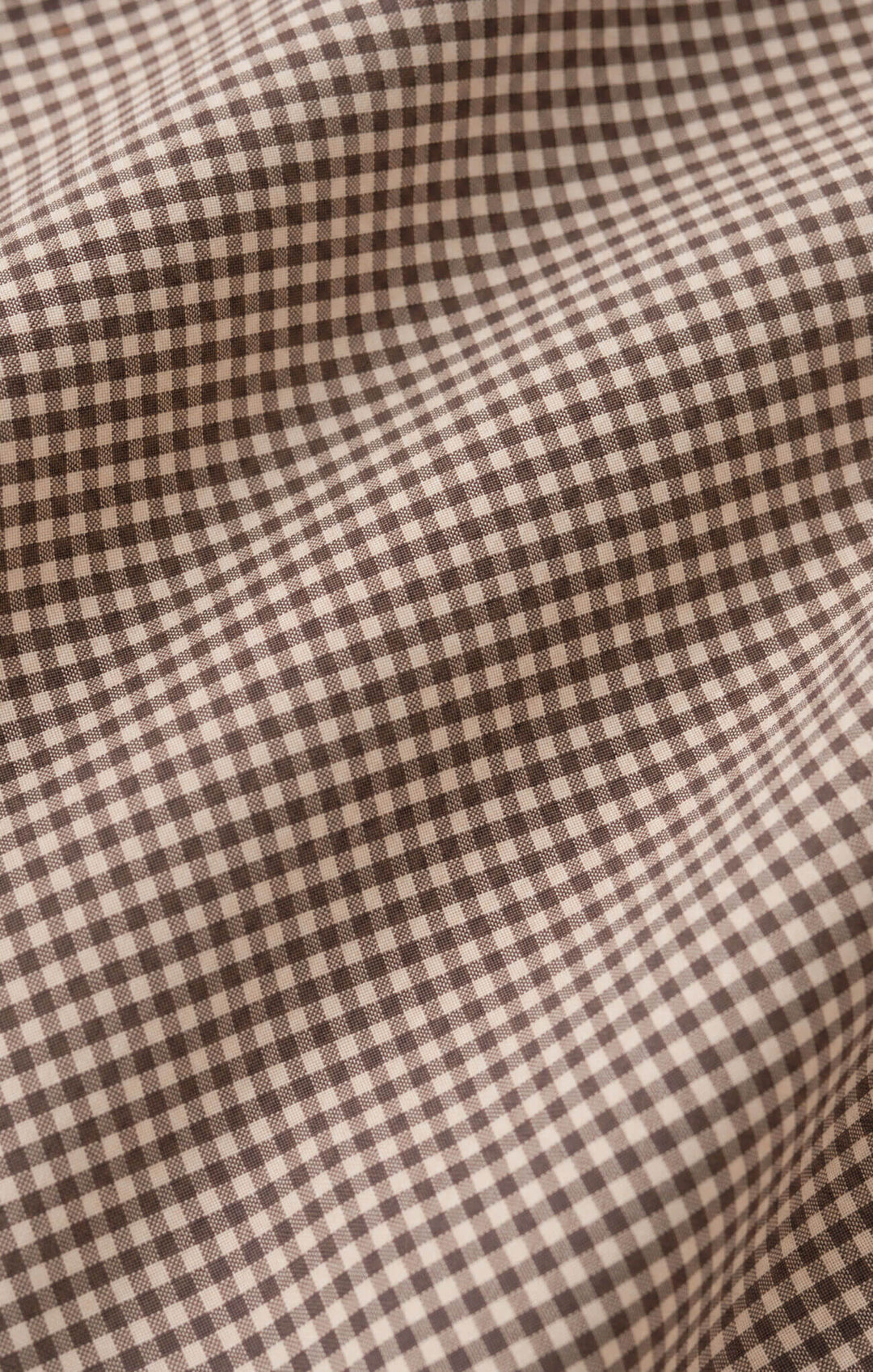 Z SUPPLY: Sanna Gingham Midi Dress - Dark Chocolate