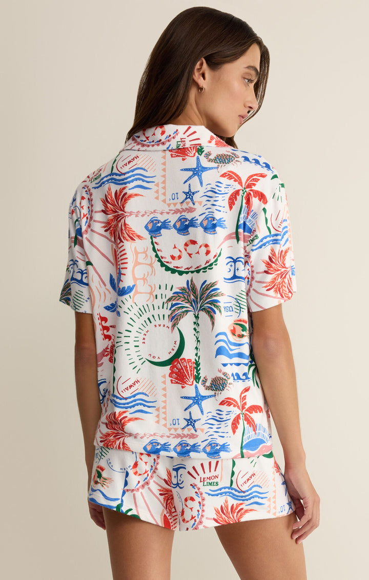 Z SUPPLY: Beach Days Getaway PJ Top