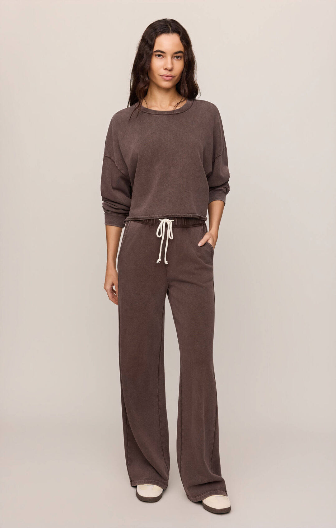 Z SUPPLY: Hunter Knit Pant - Dark Chocolate