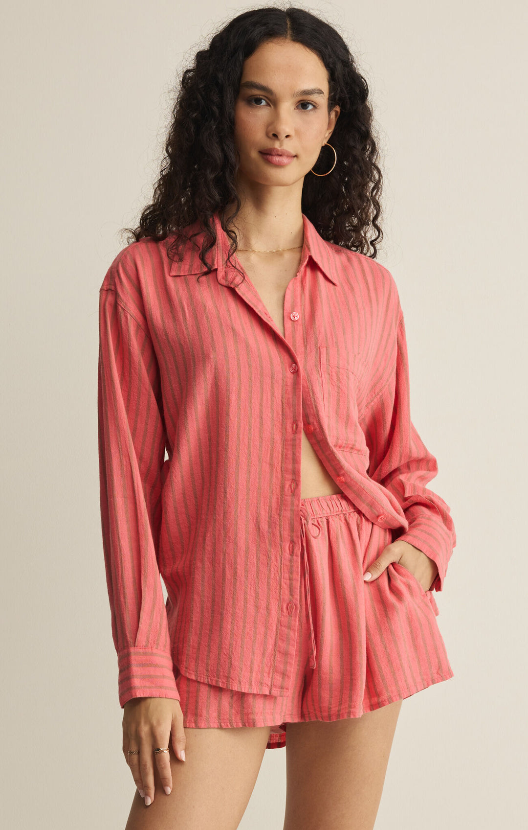 Z SUPPLY: Perfect Striped Short - Gelato