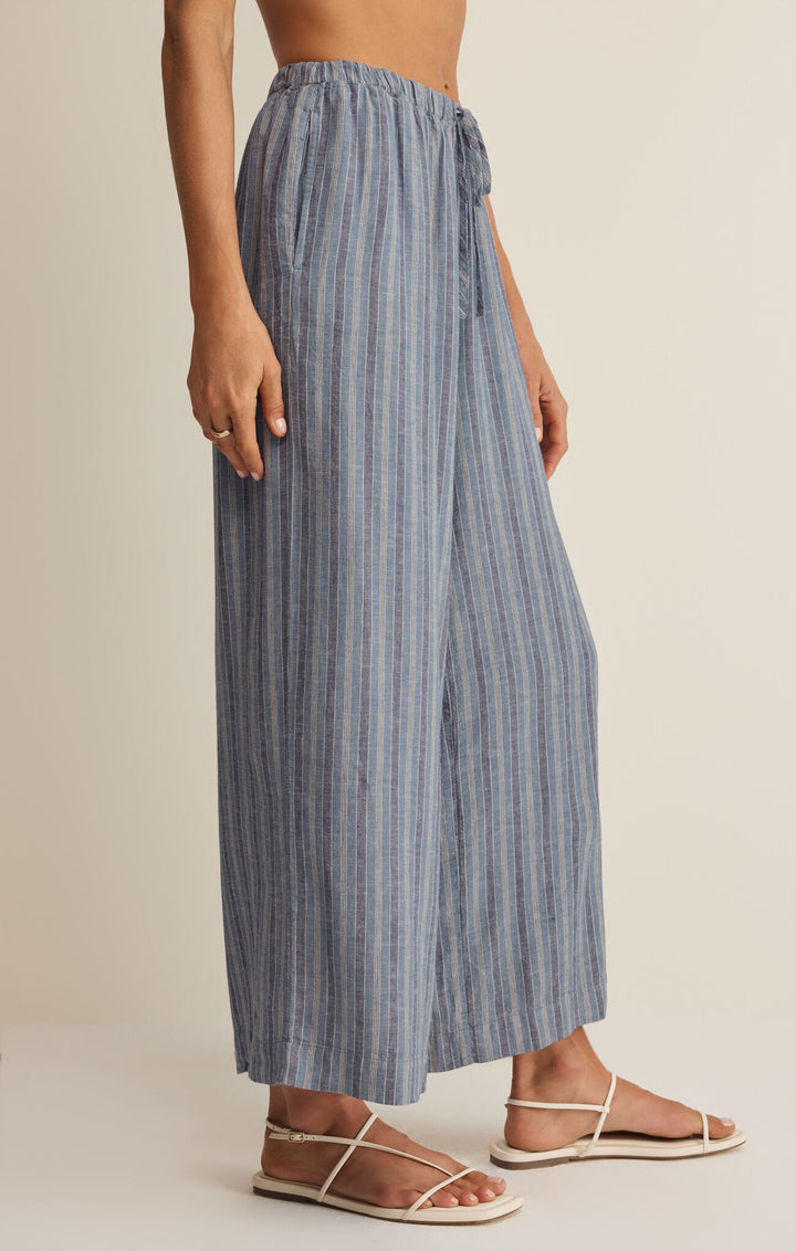 Z SUPPLY: The Perfect Striped Pant - Indigo