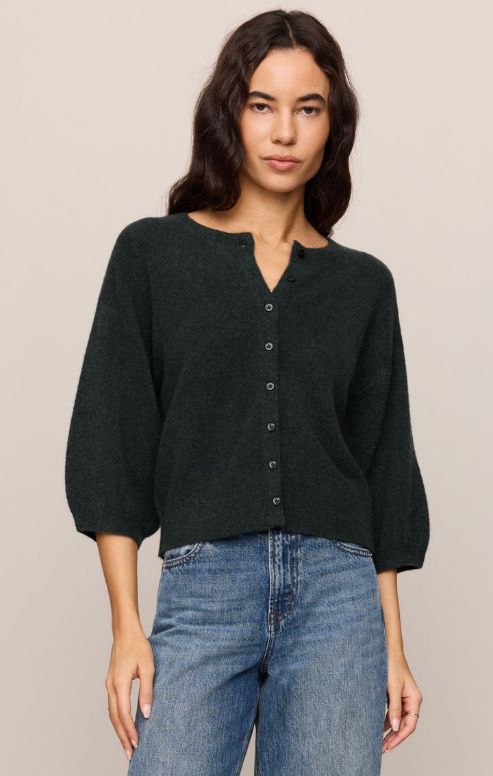 Z SUPPLY: Valor Short Sleeve Cardigan - Emerald Cove