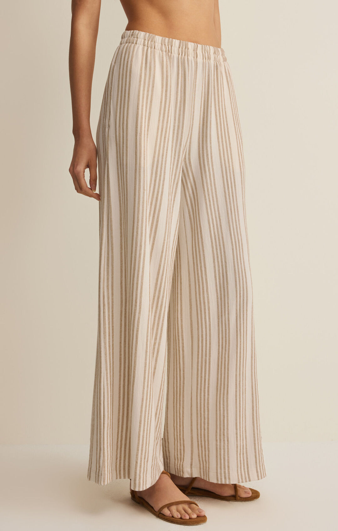 Z SUPPLY: Scout Knit Striped Pants - Cloud