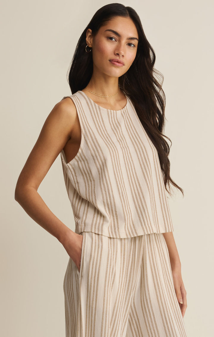 Z SUPPLY: Sloane Knit Striped Top - Cloud