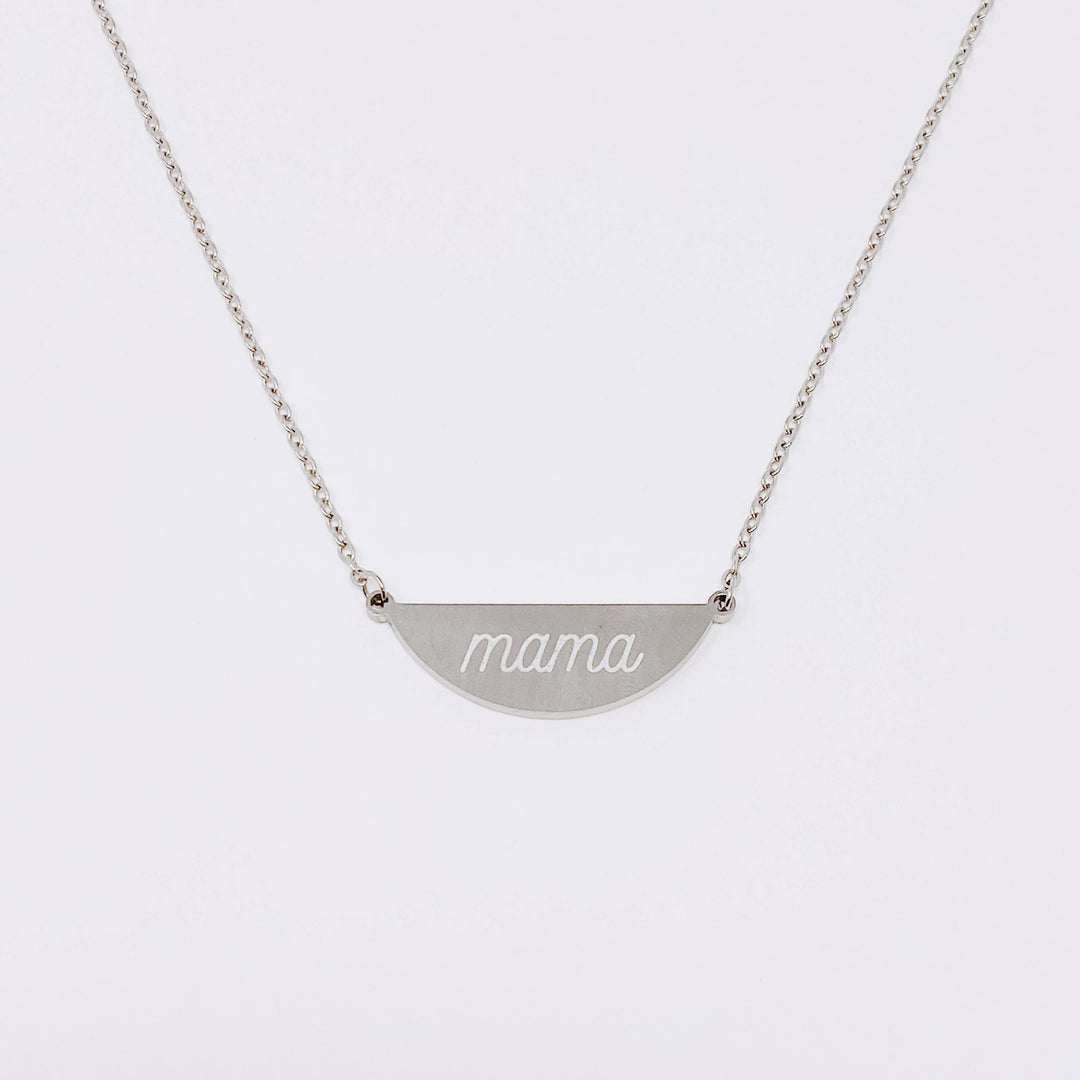 Sphere Mama Necklace - Silver