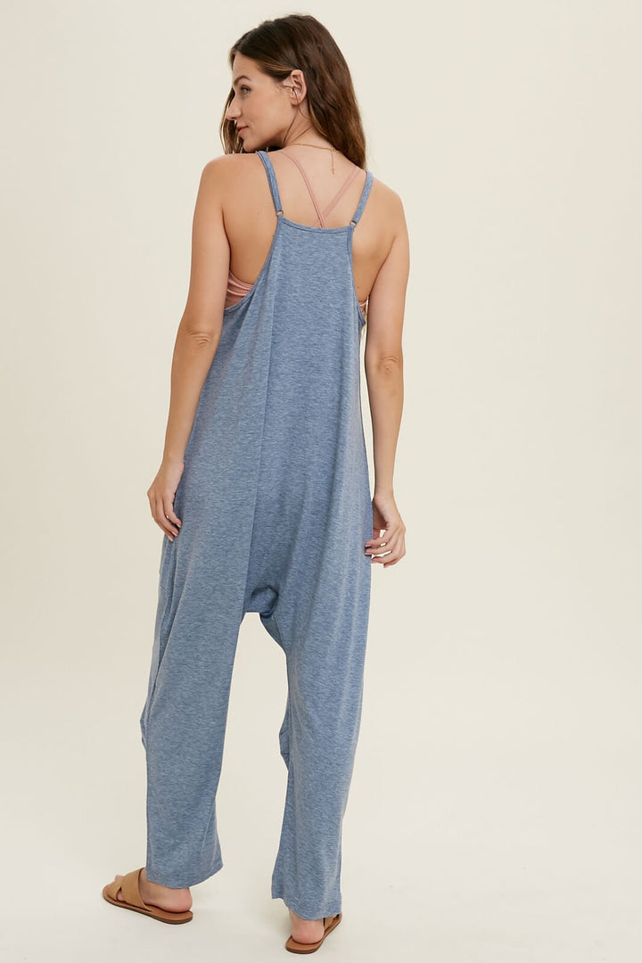Andy Pocketed Knit Jumpsuit - Jumpsuit