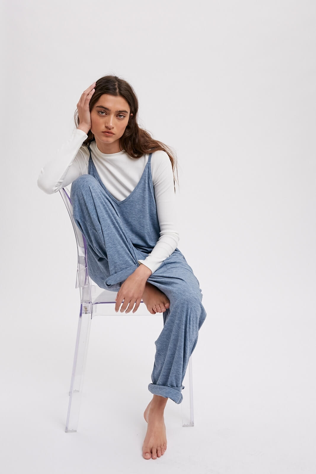 Andy Pocketed Knit Jumpsuit - Jumpsuit