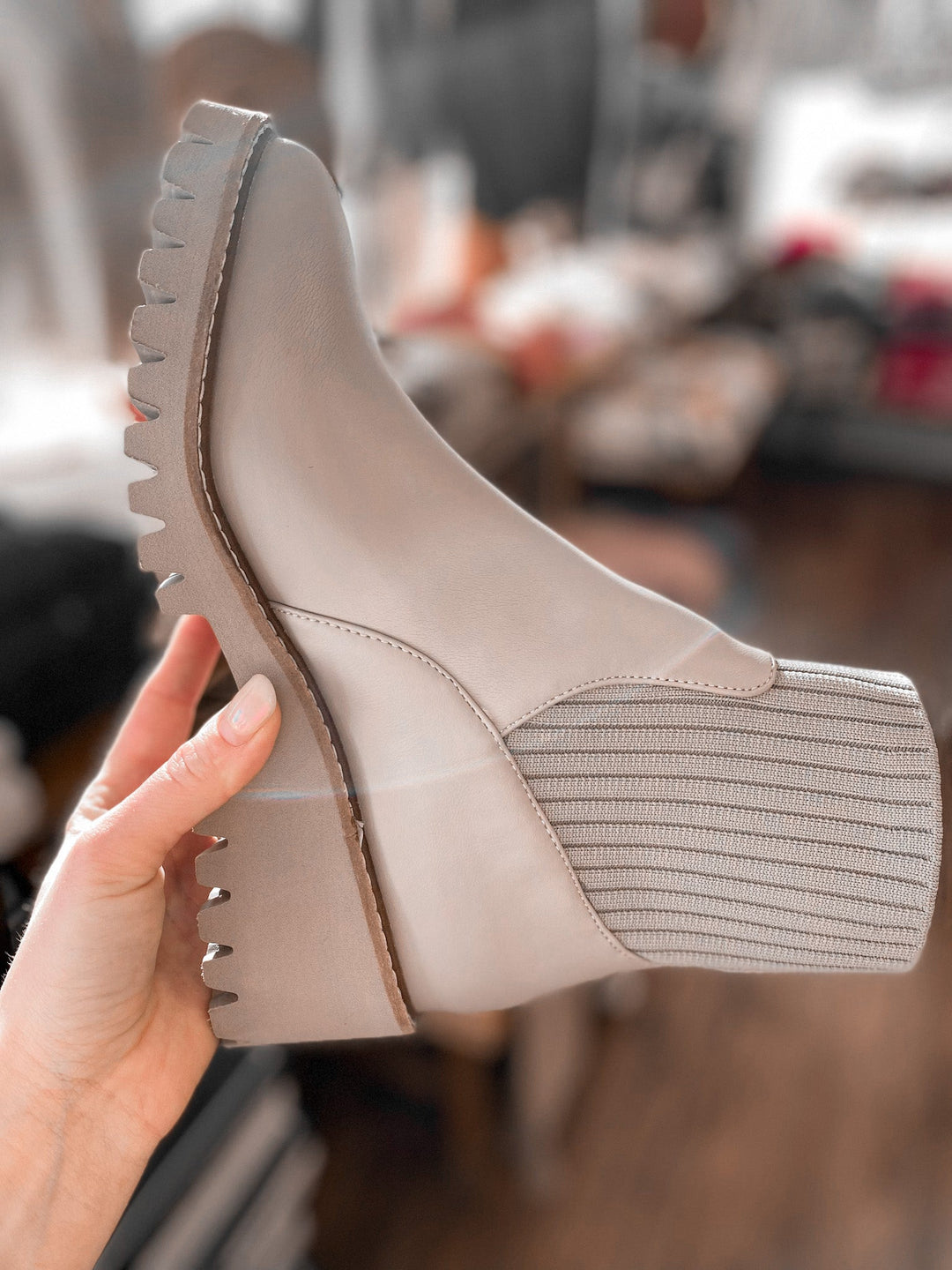 Blaire Taupe Ankle Booties - Coconuts by Matisse