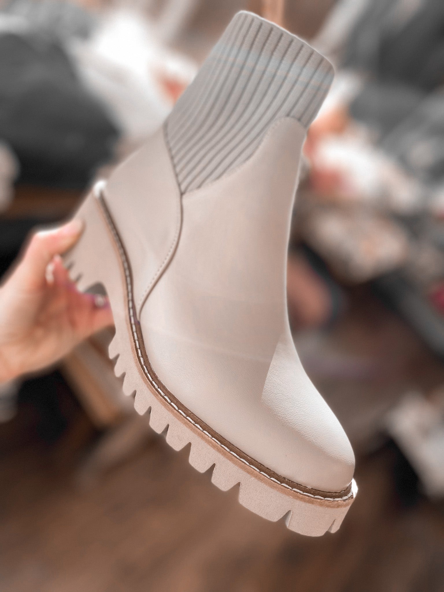 Taupe hot sale flat booties