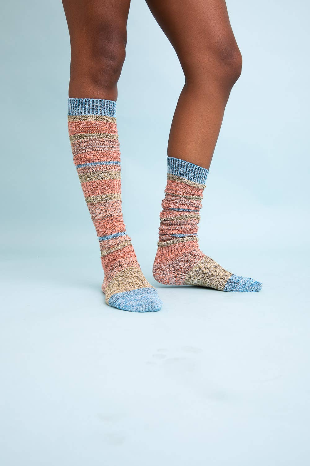 Boho Stripe Boot Socks - Apparel & Accessories