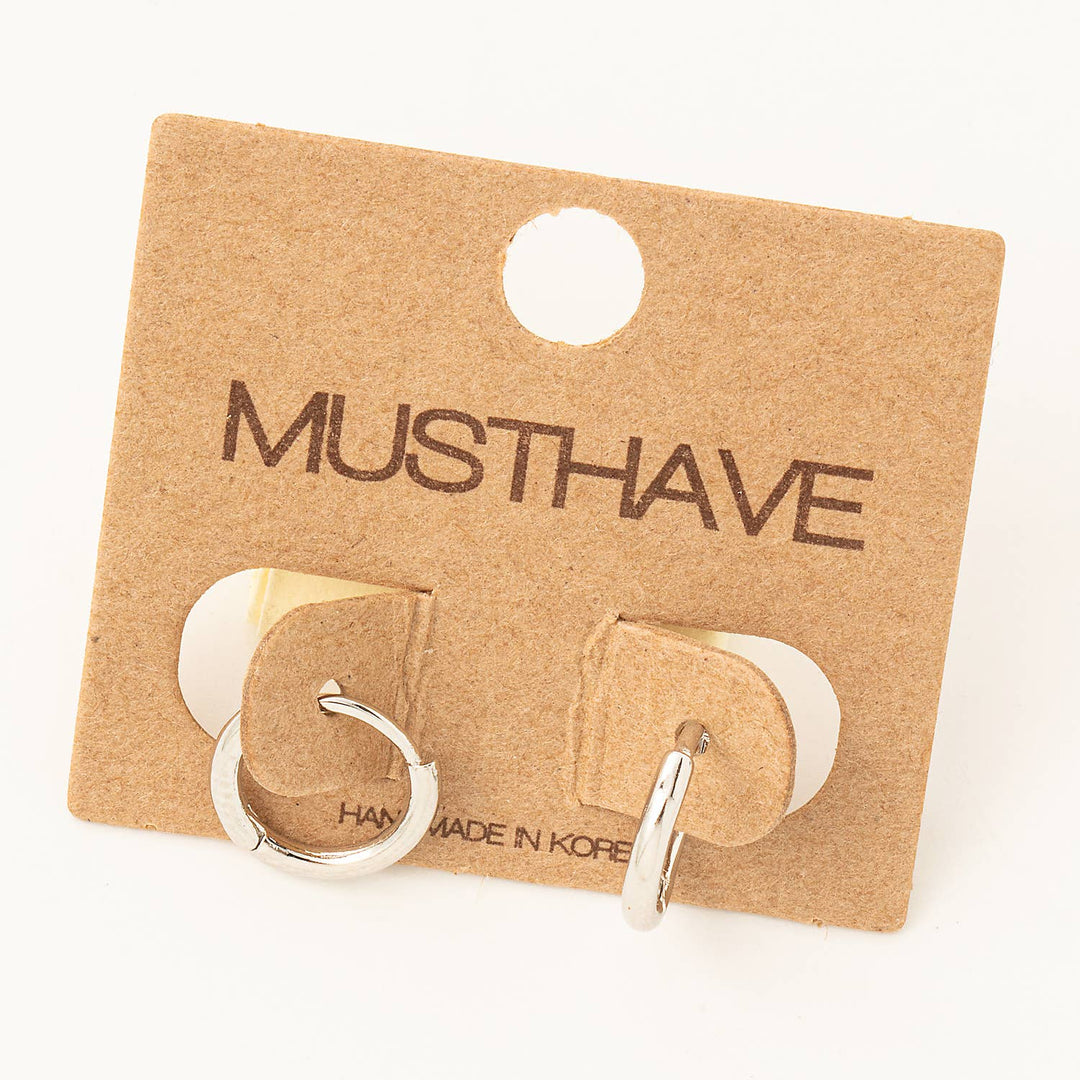 Mini Hoop Huggie Earrings