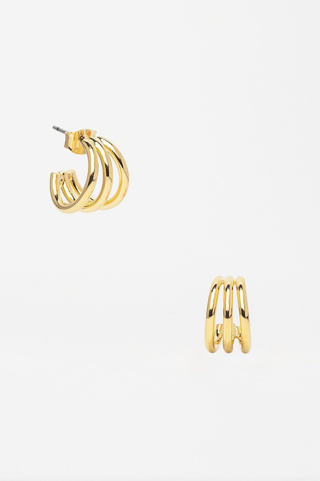 Gold Bonded A Capirla Hoops - Accessory