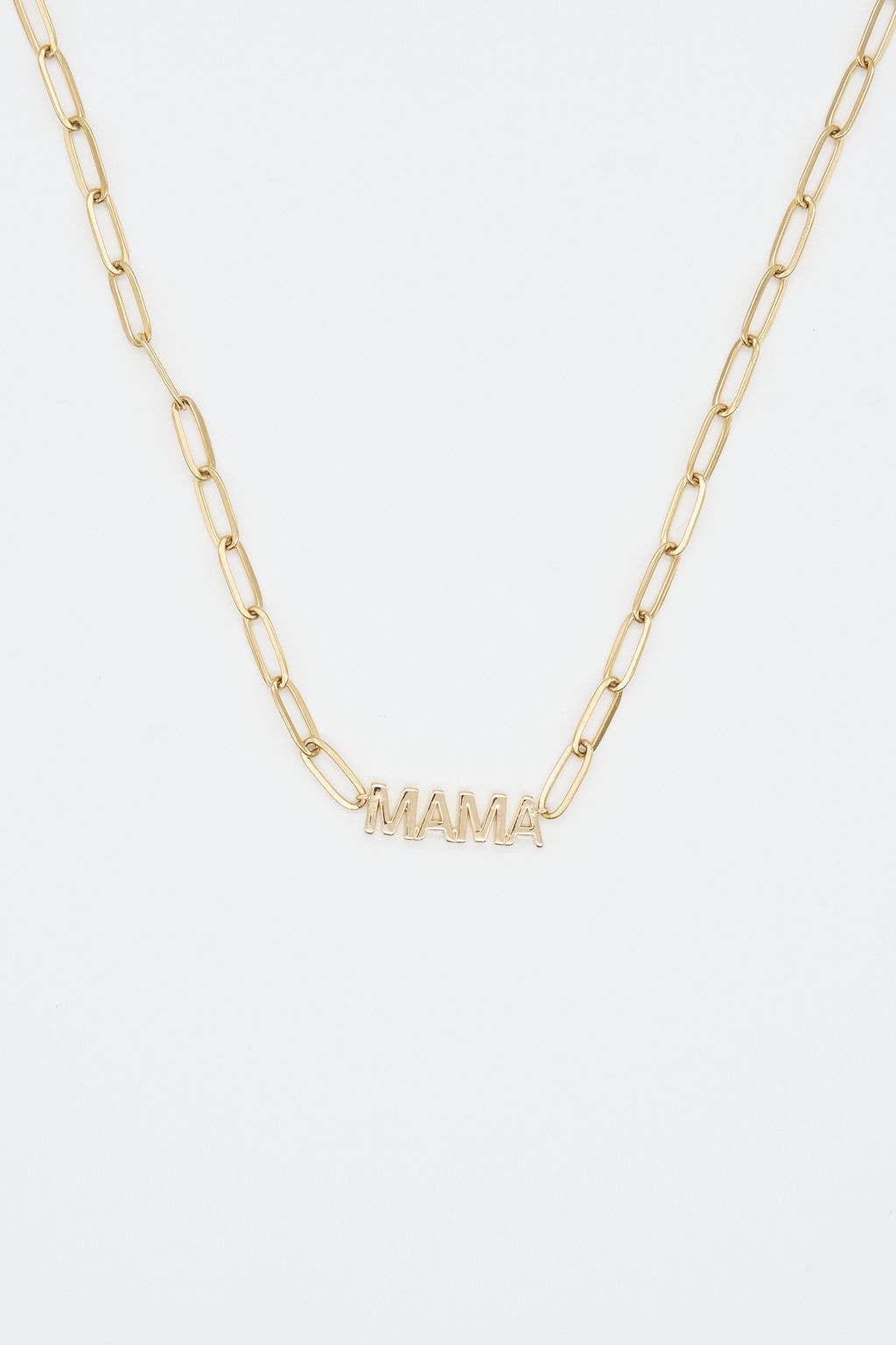 Gold Bonded MAMA Necklace - Accessory