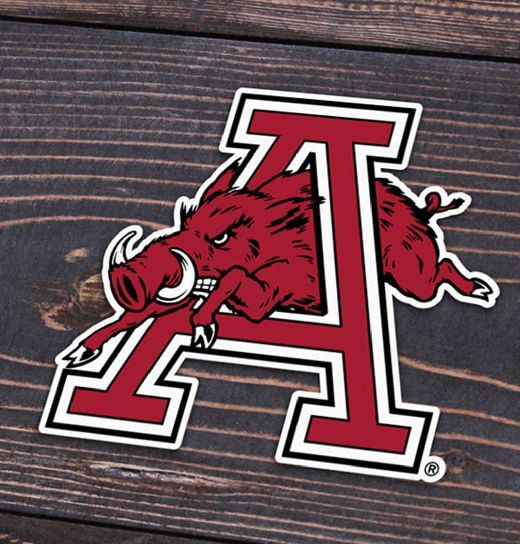 Hog Through The A Sticker -