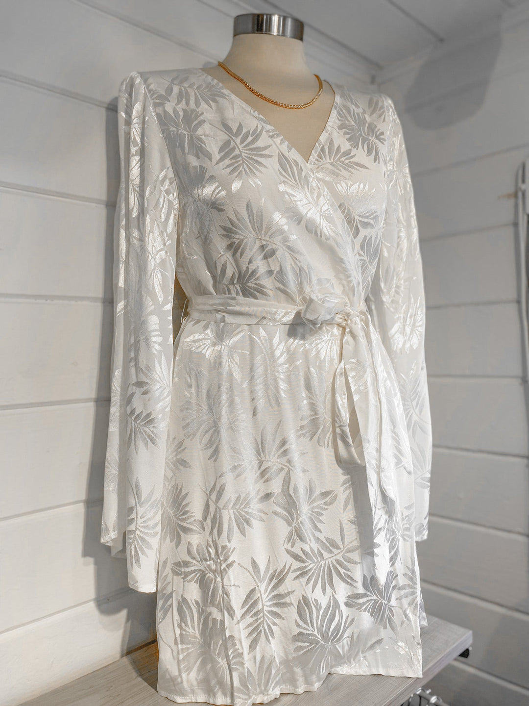 Keeping Secrets Ivory Kimono Mini Dress - Dress