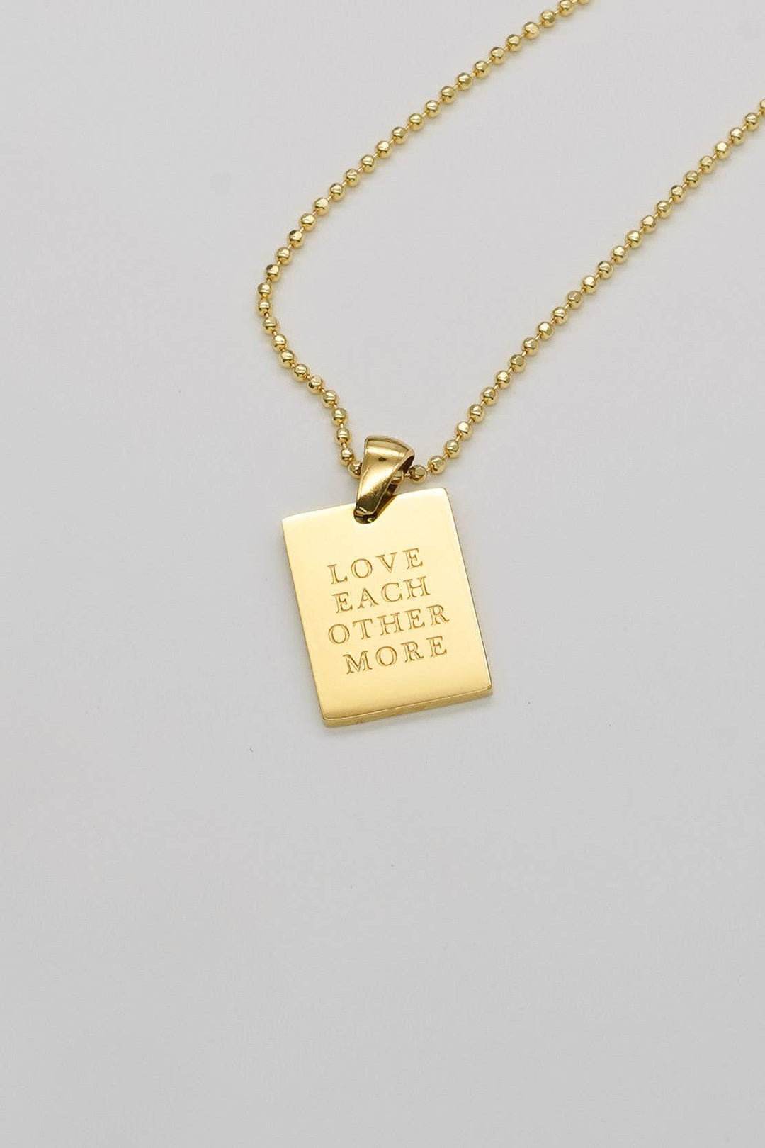 Love Each Other More Necklace - Water Resistant - Accessory