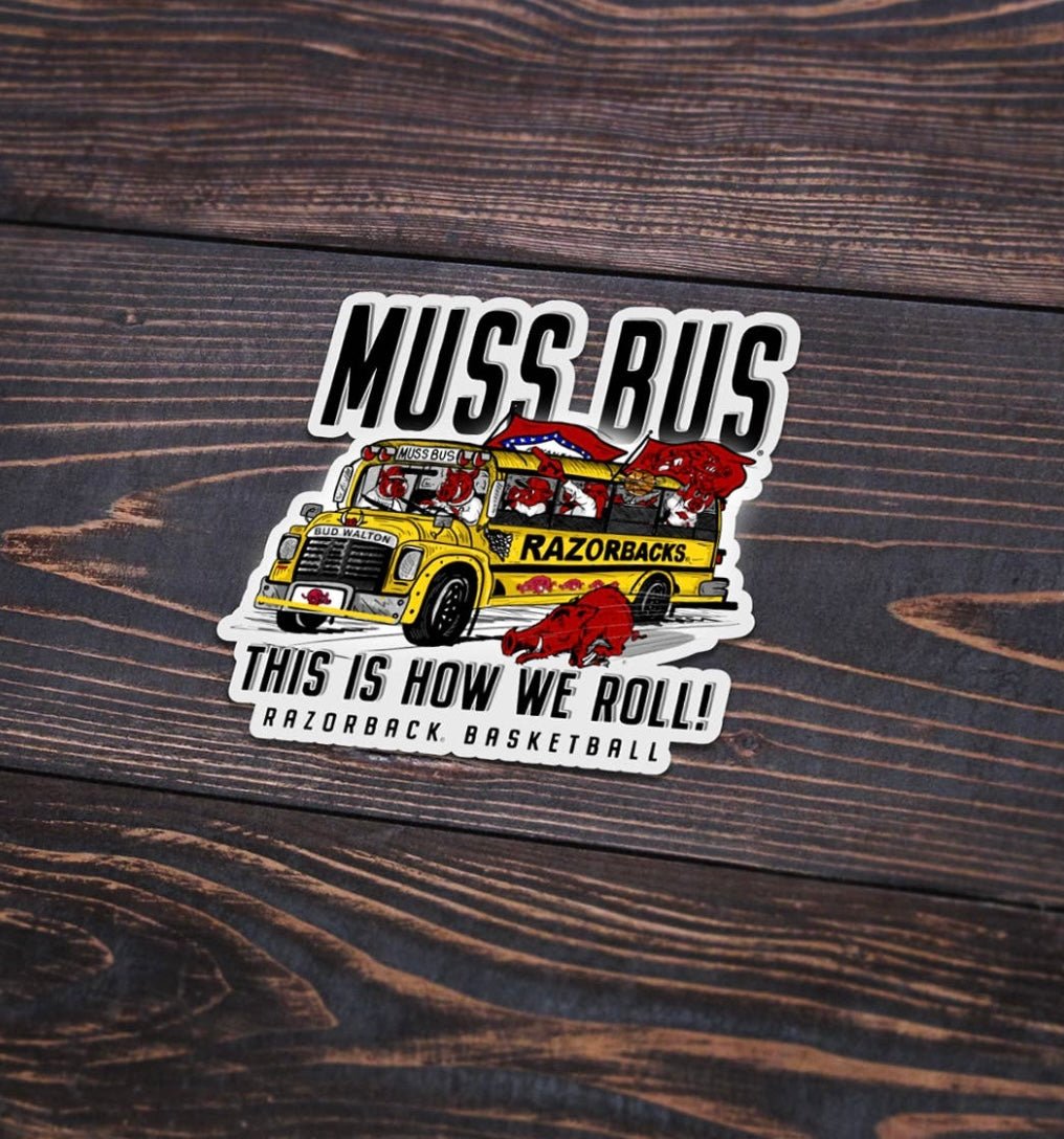 Muss Bus - This Is How We Roll! Basketball Sticker -