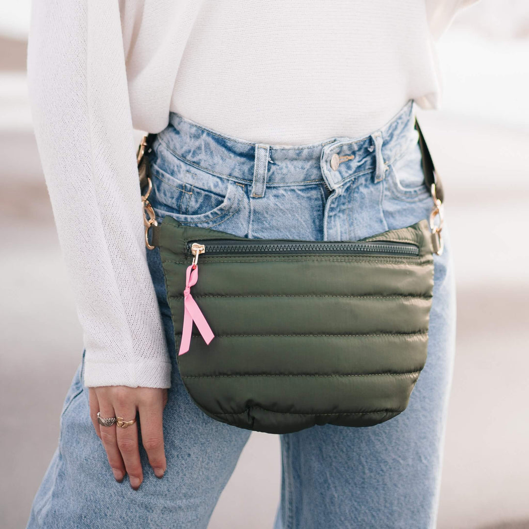 Puffer Belt Bag - Handbag & Wallet Accessories