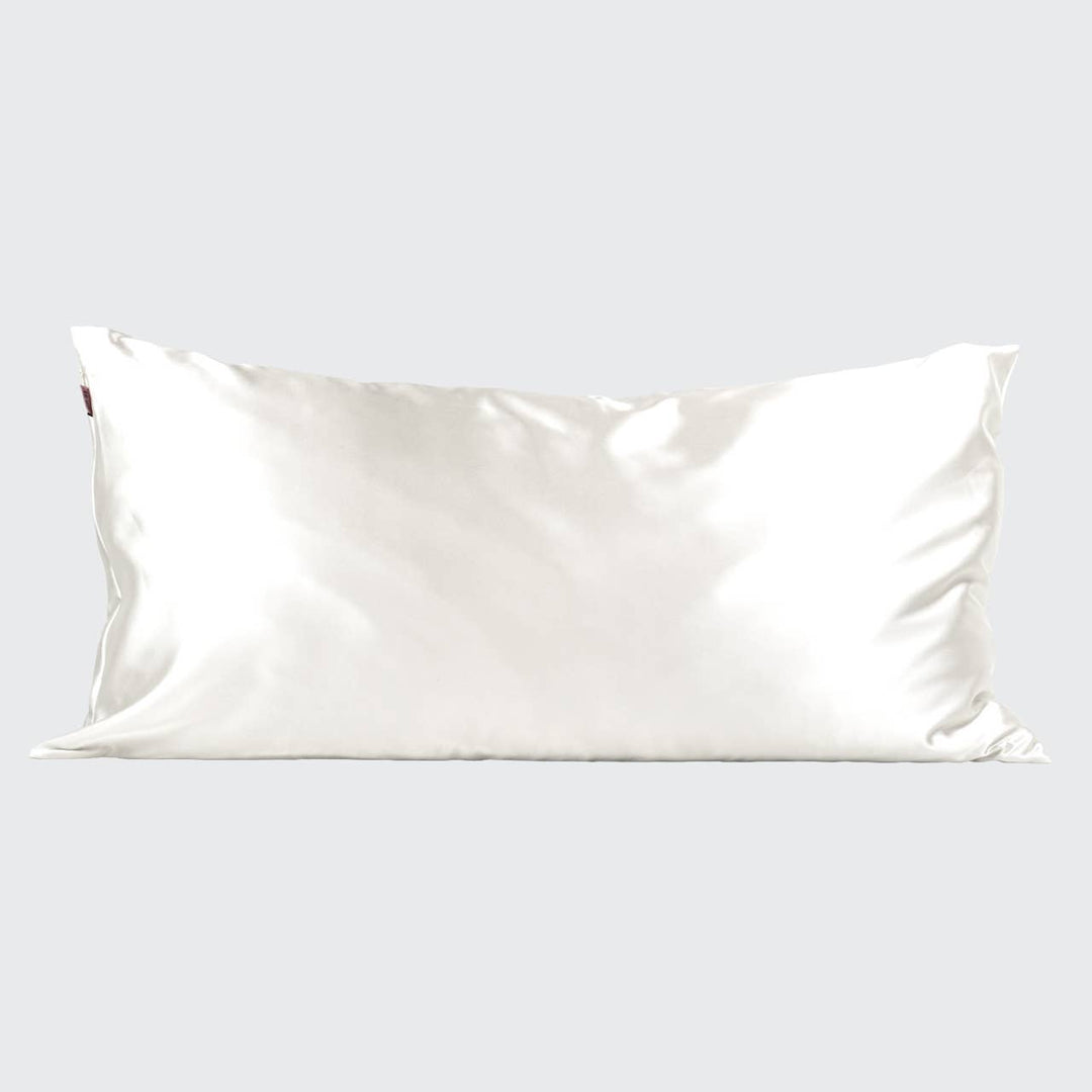 Satin King Size Pillowcase - Ivory - Pillowcase