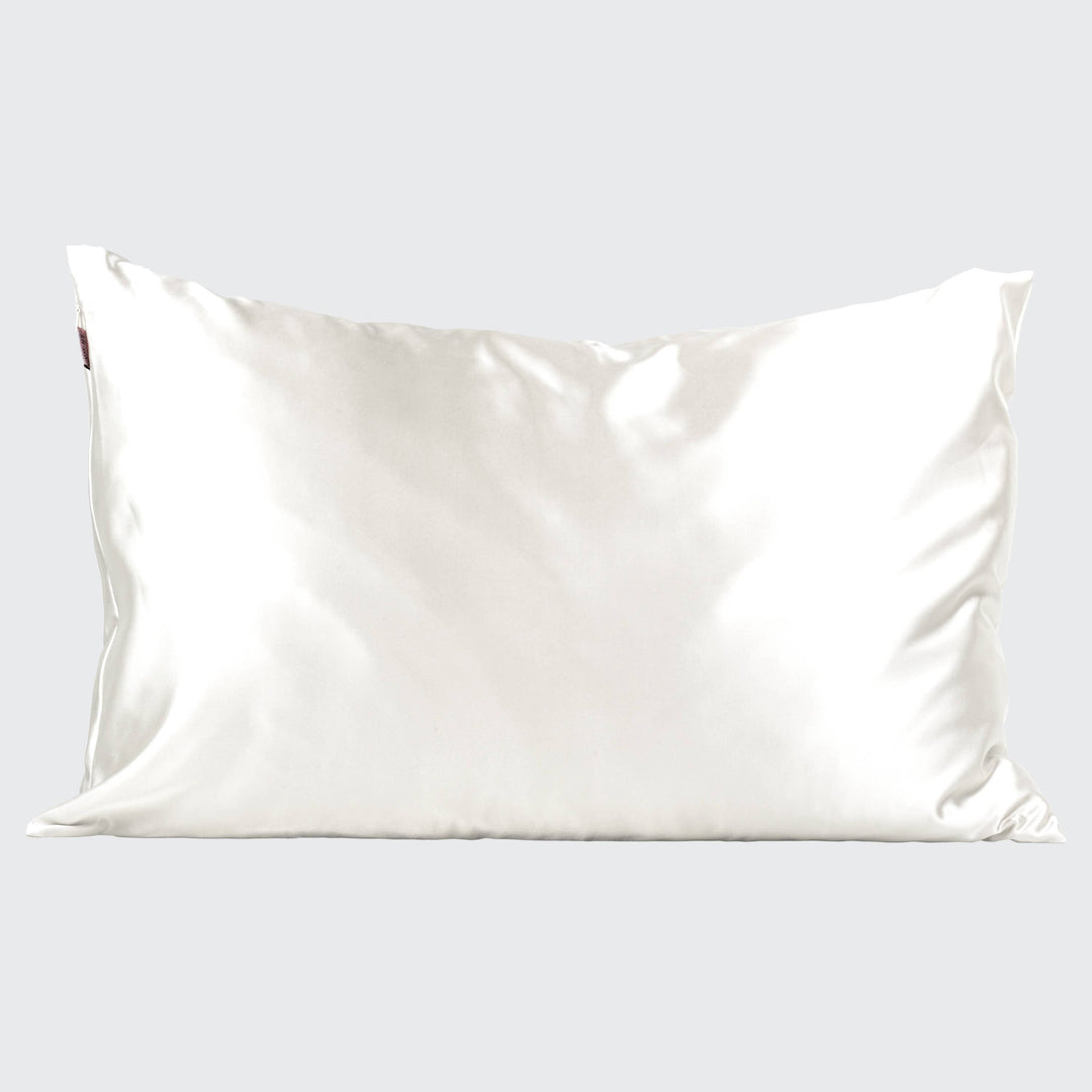 Standard Size Satin Pillowcase - Ivory - Pillowcase
