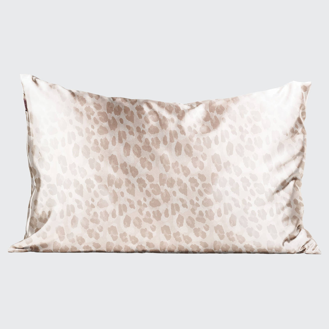 Standard Size Satin Pillowcase - Leopard - Pillowcase