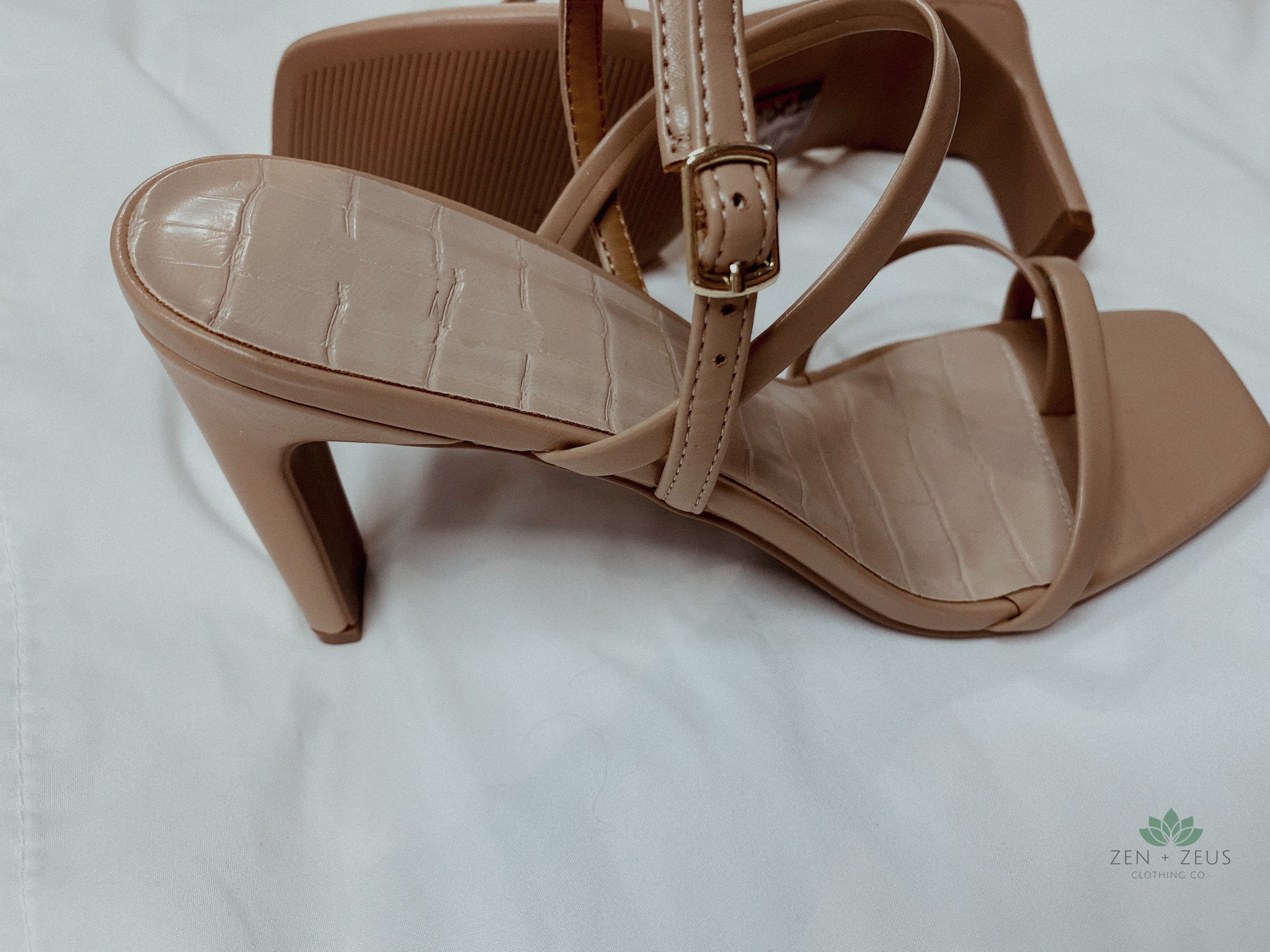 Strappy slingback clearance heels