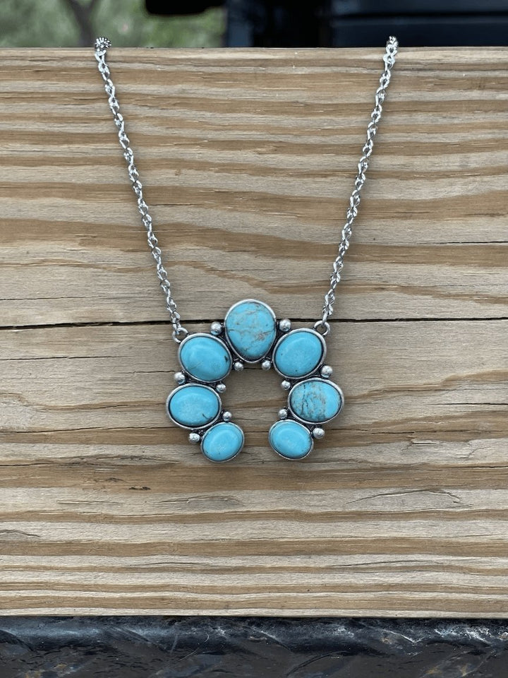 Turquoise Squash Necklace - Jewelry