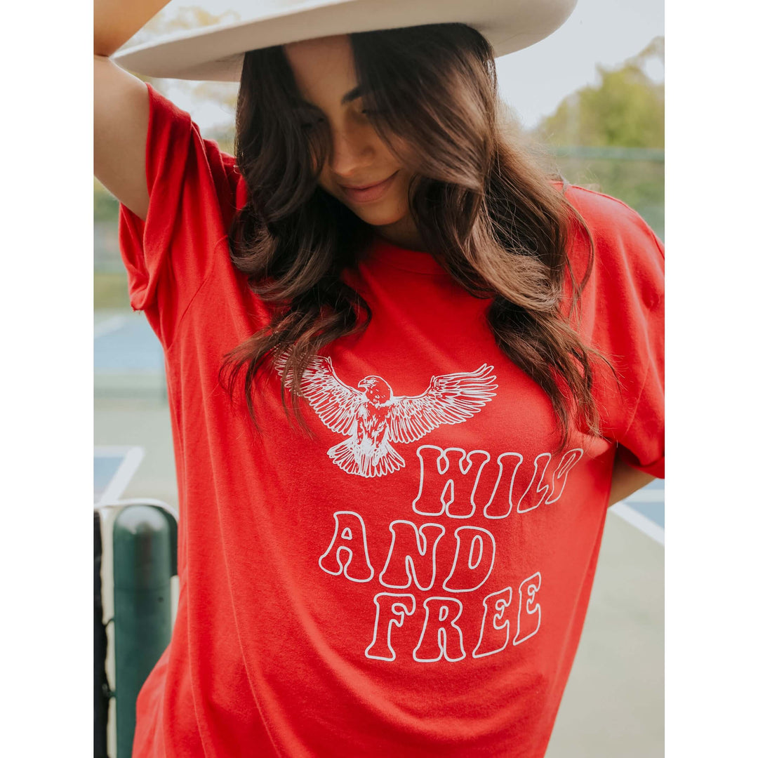 Wild and Free Graphic Tee - Graphic Tee